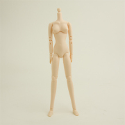 [23BD-F04-G]23cm Obitsu Body SBH Female Breast Size L (with Magnet) White Skin Color