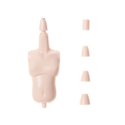 [23RP-F01-21]Chest and Neck Parts for 23cm Obitsu Body White Skin Color