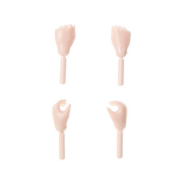 [25RP-F01-23]Hand Parts for 25cm Obitsu Body White Skin Color