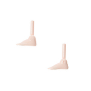 [25RP-F01-26]Foot Parts for 25cm Obitsu Body Left and Right with Magnet　White Skin Color