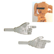 [27AC-RP001B]Hand Parts set (Male) Clear Color