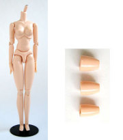 [27BD-F01-G]27cm Obitsu Body Female Normal-Type （with Magnet） White Skin Color