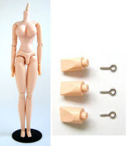 [27BD-F04-G]27cm Obitsu Body Female Soft Breast type L（with Magnet） White Skin Color