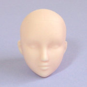 [27HD-F01]01 Head 2 pcs White Skin Color