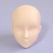 [27HD-F02]02 Head 2 pcs White Skin Color