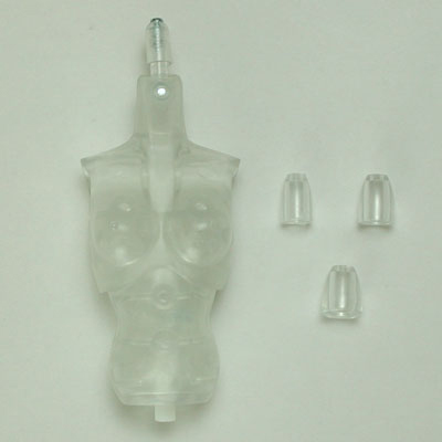 [27RP-F01C-21]Upper Body and Neck Parts set for 27cm Obitsu Body Normal-type Clear Color