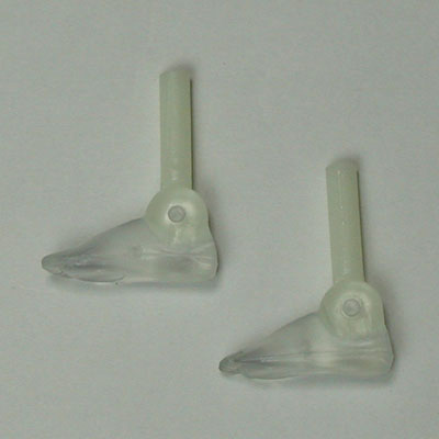 [27RP-F01C-25]Foot Parts for 27cm Obitsu Body (Left and Right) Clear Color