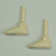 [27RP-F01-26]Foot Parts for 27cm Obitsu Body Female (Left and Right) with Magnet White Skin Color