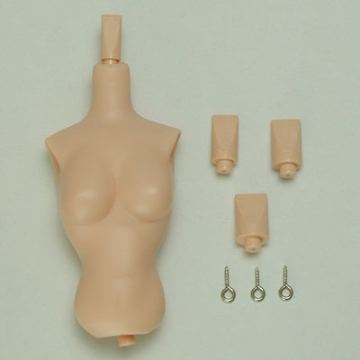 [27RP-F03-21]Upper Body and Neck Parts set for 27cm Obitsu Body Soft Breast M