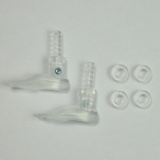 [27RP-M02B-26]Real Legs Left and Right and Extension Rings (4 pieces) Clear Color