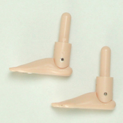 [27RP-M03-26]Foot Parts set for 27cm Obitsu Body Male(Slim) with Magnet White Skin Color