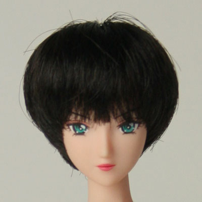 [27WG-S01-02]1/6 Wig S Short Dark Brown