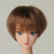 [27WG-S01-02]1/6 Wig S Short Maroon Brown