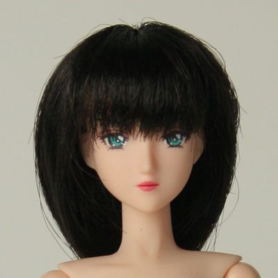 [27WG-S02-02]1/6 Wig S Semi-Long Dark Brown