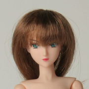 [27WG-S02-02]1/6 Wig S Semi-Long Maroon Brown