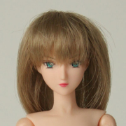 [27WG-S02-02]1/6 Wig S Semi-Long Ash Gold