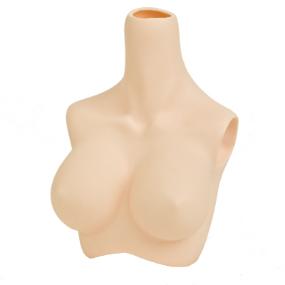 [50AC-FS003W]50cm Soft Vinyl Skin Soft Bust Parts L White Skin Color