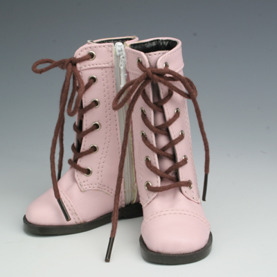 [50SH-F01A]Leather Boots Pink