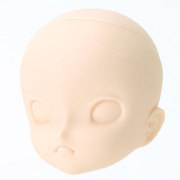 [60HD-F04]Head Figure Displeased White Skin Color