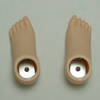 [60RP-F03S-28]Foot Parts 603 Left and Right with Magnet Natural Skin Color