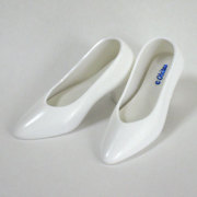 [60SH-F001B-G]High Heels with Magnet White