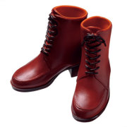 [60SH-F004B-G]Short Boots with Magnet Brown