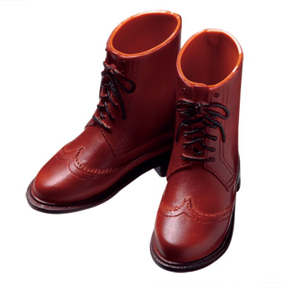 [60SH-F005T-G]Wing Tip Boots Brown with Magnet