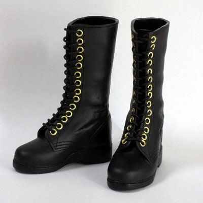 [60SH-F007B-G]Boots (Black) with Magnet