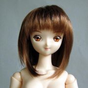 [60WG-M02-02]Wig M Semi-Long Maroon Brown