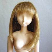 [60WG-S02-02]Wig S Semi-Long Ash Gold