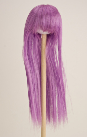 [60WG-S05-BK]Wig S Long Straight Purple