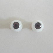 [EY06-G02]Glasstic Eyes 6mm Brown