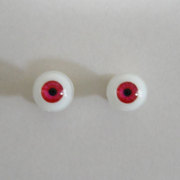 [EY06-G02]Glasstic Eyes 6mm Red