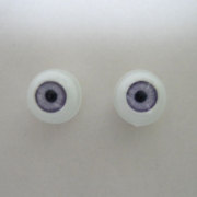 [EY08-G02]Glasstic Eyes 8mm Violet